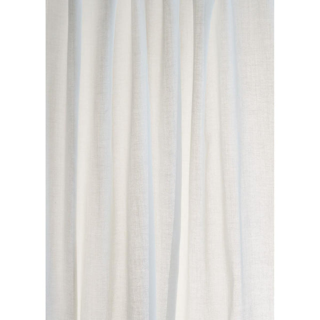 Schumacher Summit Sheer White Fabric