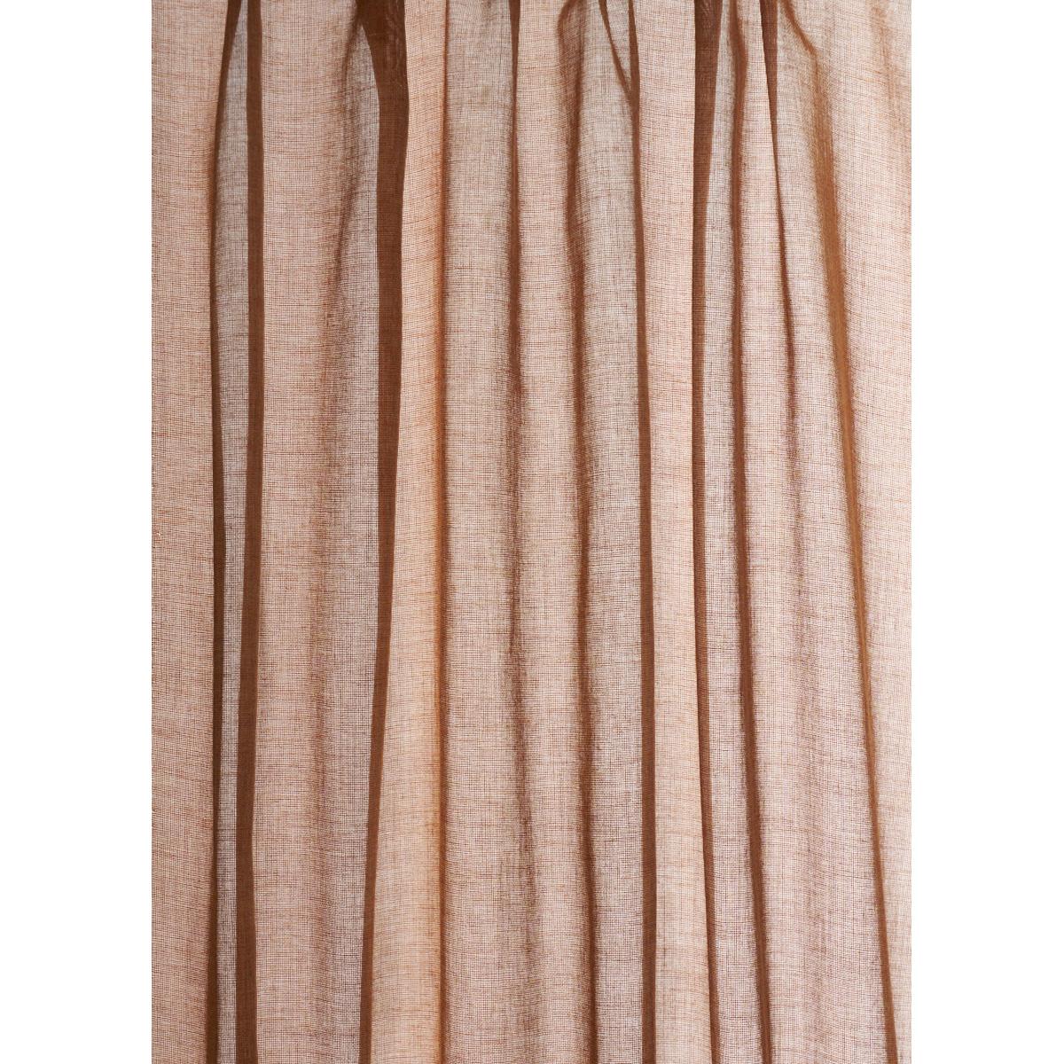 Schumacher Summit Sheer Clay Fabric