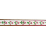 Schumacher Pink Poppy Hand Block Trim