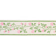 Schumacher Green Strawberry Trail Hand Block Trim