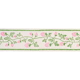 Schumacher Green Strawberry Trail Hand Block Trim