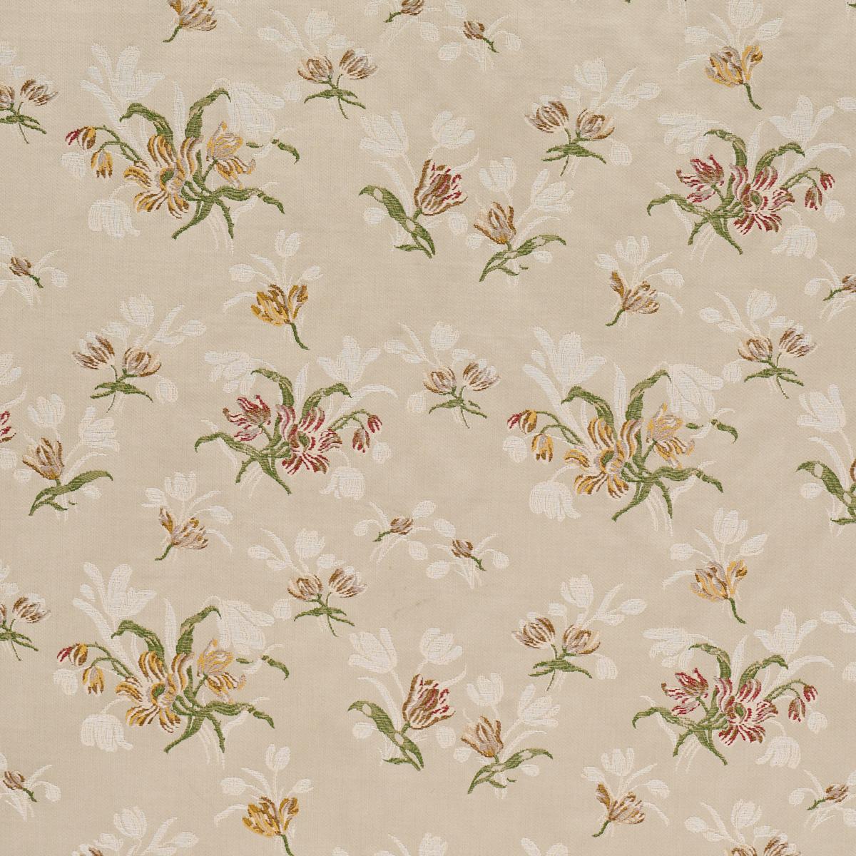 Schumacher Spitalfields Bouquet Alabaster Fabric
