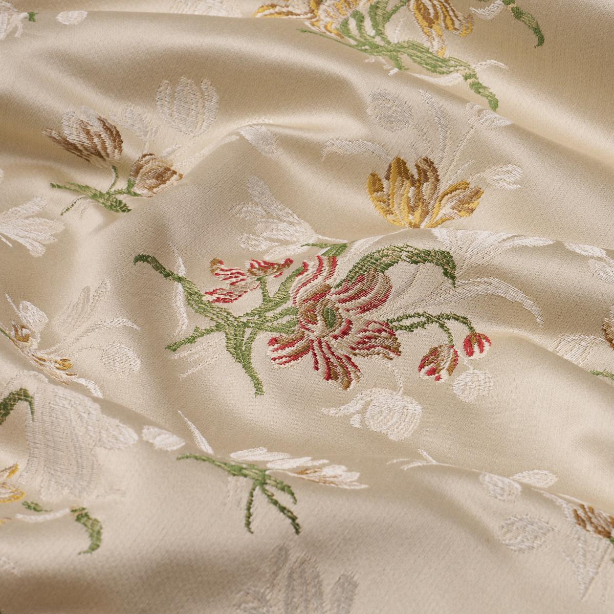 Schumacher Spitalfields Bouquet Alabaster Fabric
