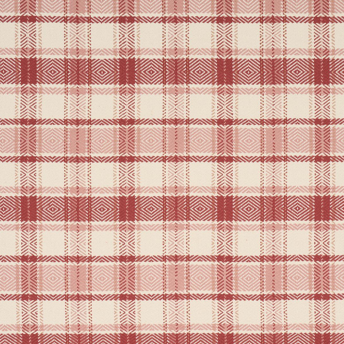 Schumacher Heidi Plaid Cranberry Fabric
