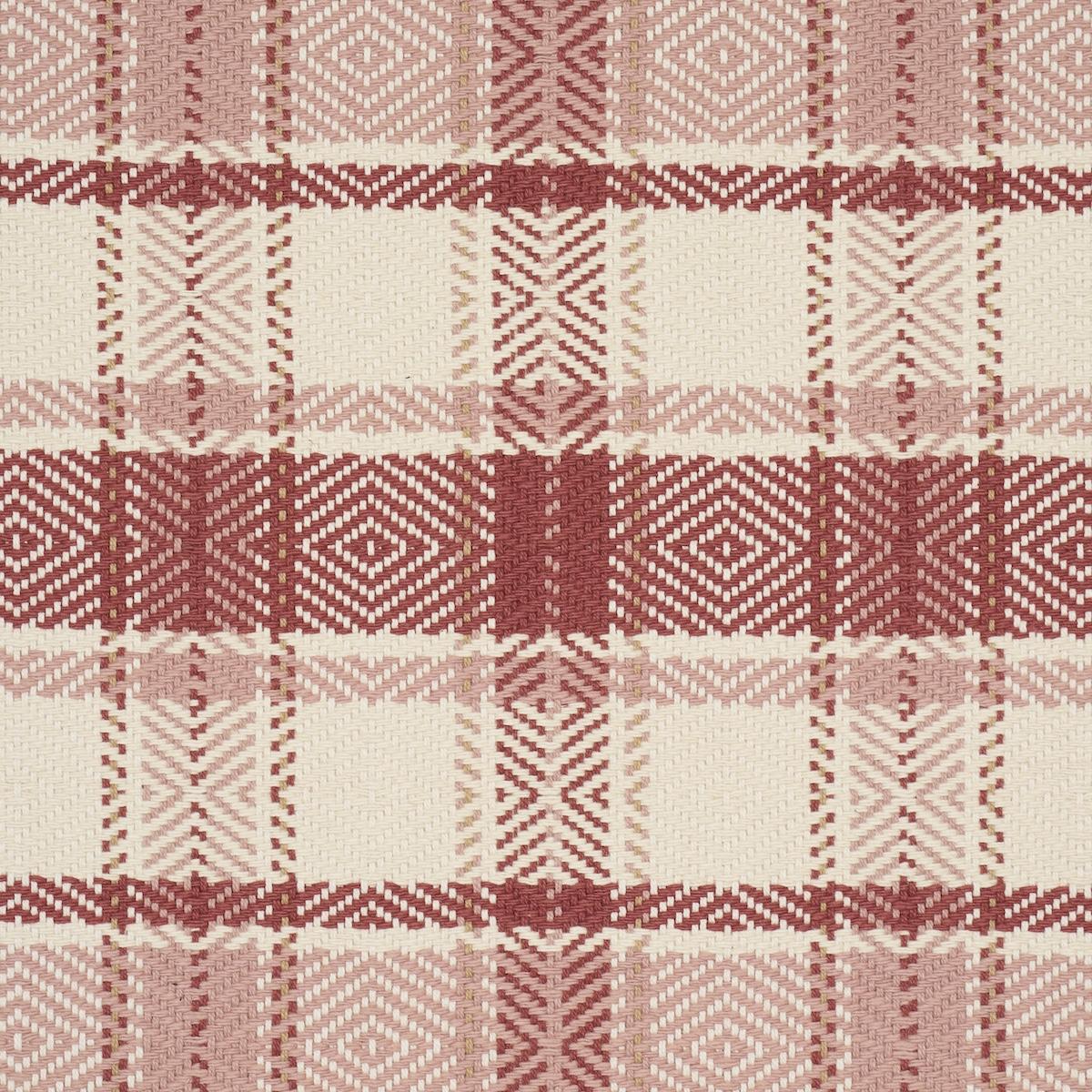 Schumacher Heidi Plaid Cranberry Fabric