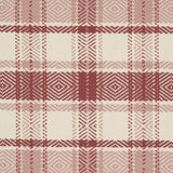 Schumacher Heidi Plaid Cranberry Fabric
