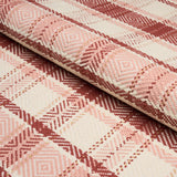 Schumacher Heidi Plaid Cranberry Fabric