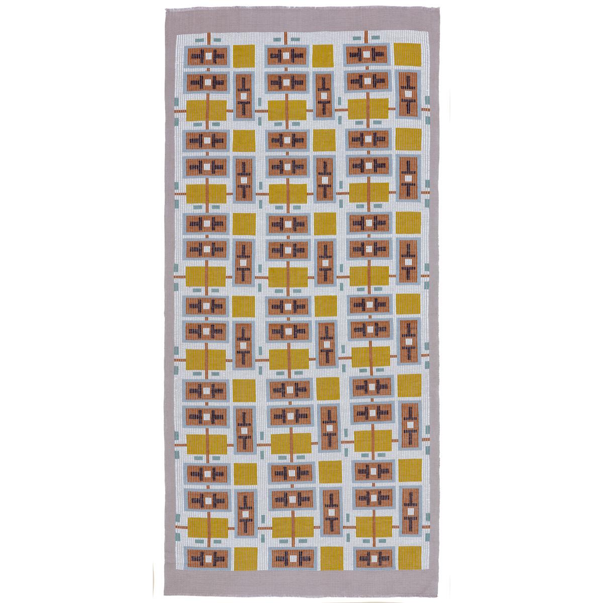 Schumacher Ocular Hand Woven Brocade Mellow Fabric