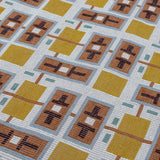 Schumacher Ocular Hand Woven Brocade Mellow Fabric