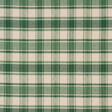 Schumacher Heidi Plaid Leaf Fabric