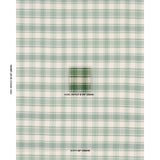 Schumacher Heidi Plaid Leaf Fabric