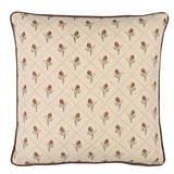 Schumacher Flax 18" x 18" Holden Hand Print Pillow