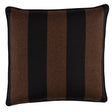 Schumacher Java 22" x 22" Hemlock Stripe Pillow