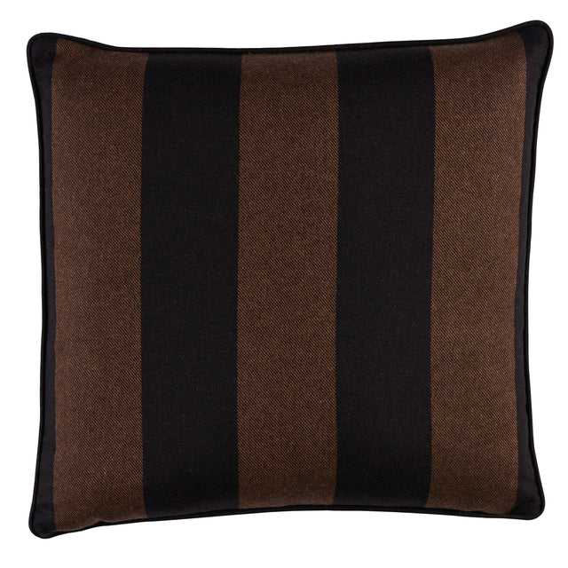 Schumacher Java 22" x 22" Hemlock Stripe Pillow