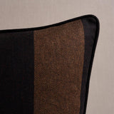 Schumacher Java 22" x 22" Hemlock Stripe Pillow