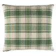 Schumacher Leaf 18" x 18" Heidi Plaid Pillow