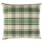 Schumacher Leaf 18" x 18" Heidi Plaid Pillow
