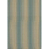 Mulberry SOMERTON STRIPE TEAL/OCHRE Fabric