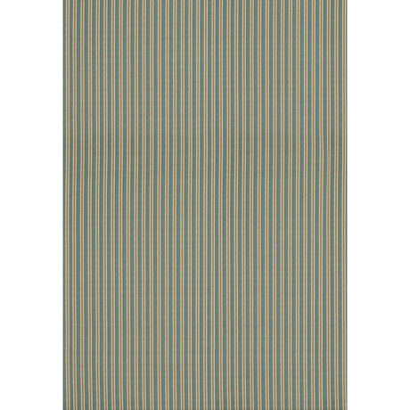 Mulberry SOMERTON STRIPE TEAL/OCHRE Fabric