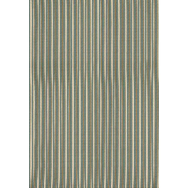 Mulberry SOMERTON STRIPE TEAL/OCHRE Fabric