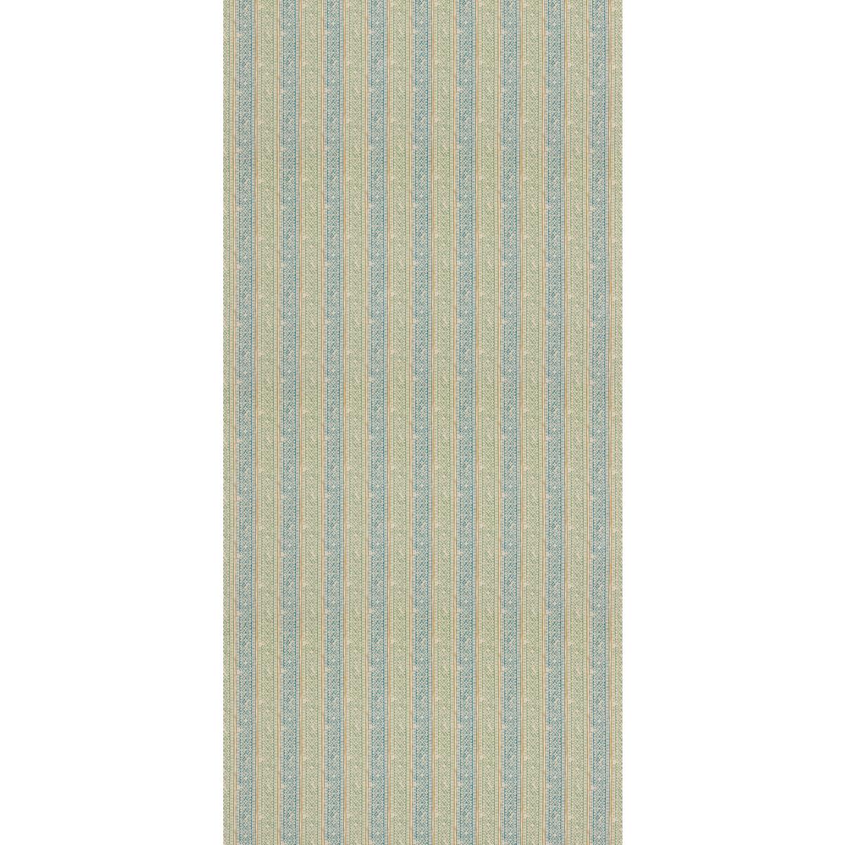 Mulberry LADBROKE STRIPE TEAL/GREEN Fabric