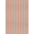 Mulberry LADBROKE STRIPE TEAL/RED Fabric