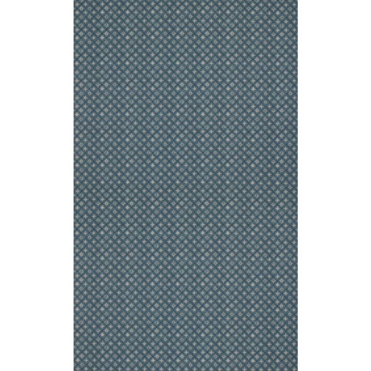 Mulberry CROFT TRELLIS INDIGO Fabric