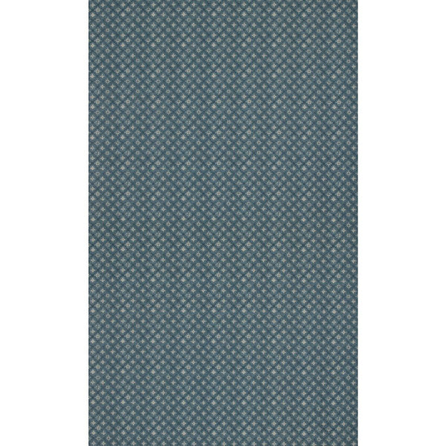 Mulberry CROFT TRELLIS INDIGO Fabric