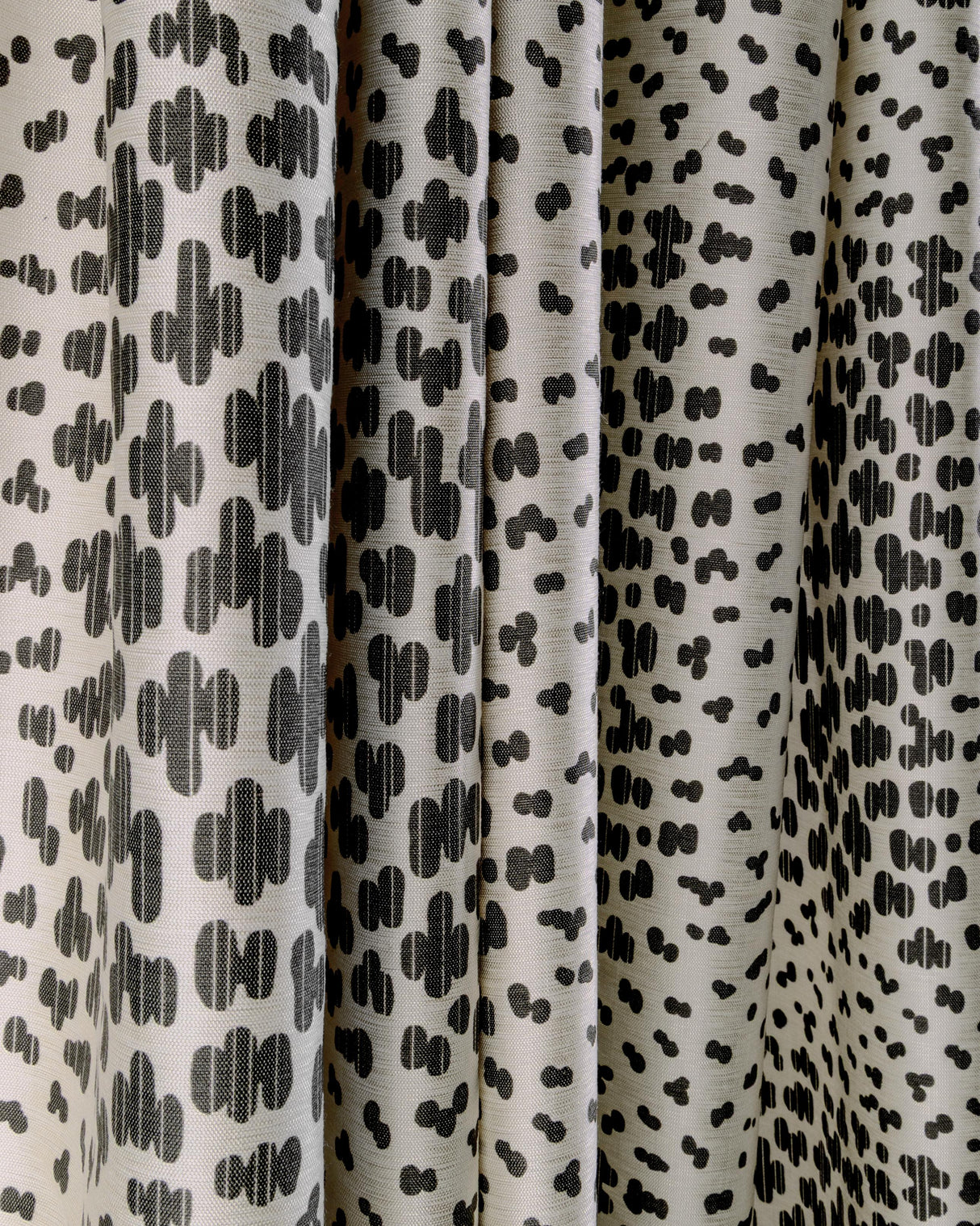 Donghia RAIN DROPS ONYX Drapery Fabric