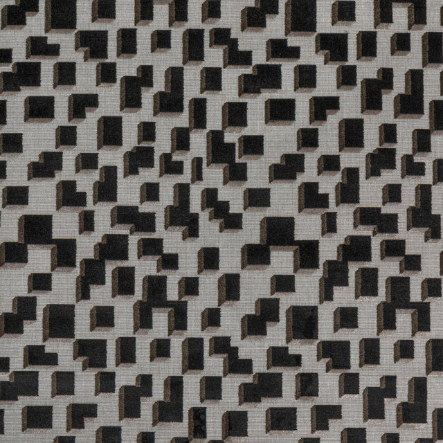 Donghia CUBICAL BLACK Upholstery Fabric