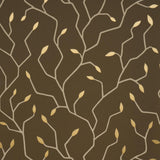 Schumacher Cymbeline Chocolate Wallpaper