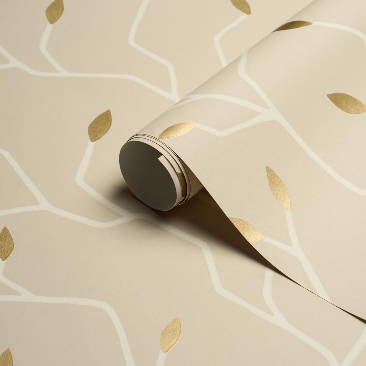Schumacher Cymbeline Alabaster Wallpaper