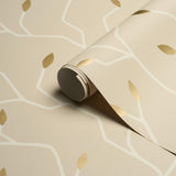 Schumacher Cymbeline Alabaster Wallpaper