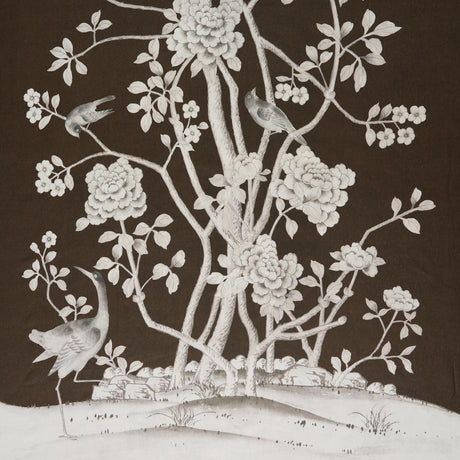 Schumacher Chinois Palais Chocolate Fabric