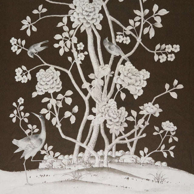 Schumacher Chinois Palais Chocolate Fabric