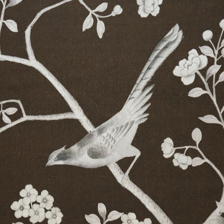 Schumacher Chinois Palais Chocolate Fabric