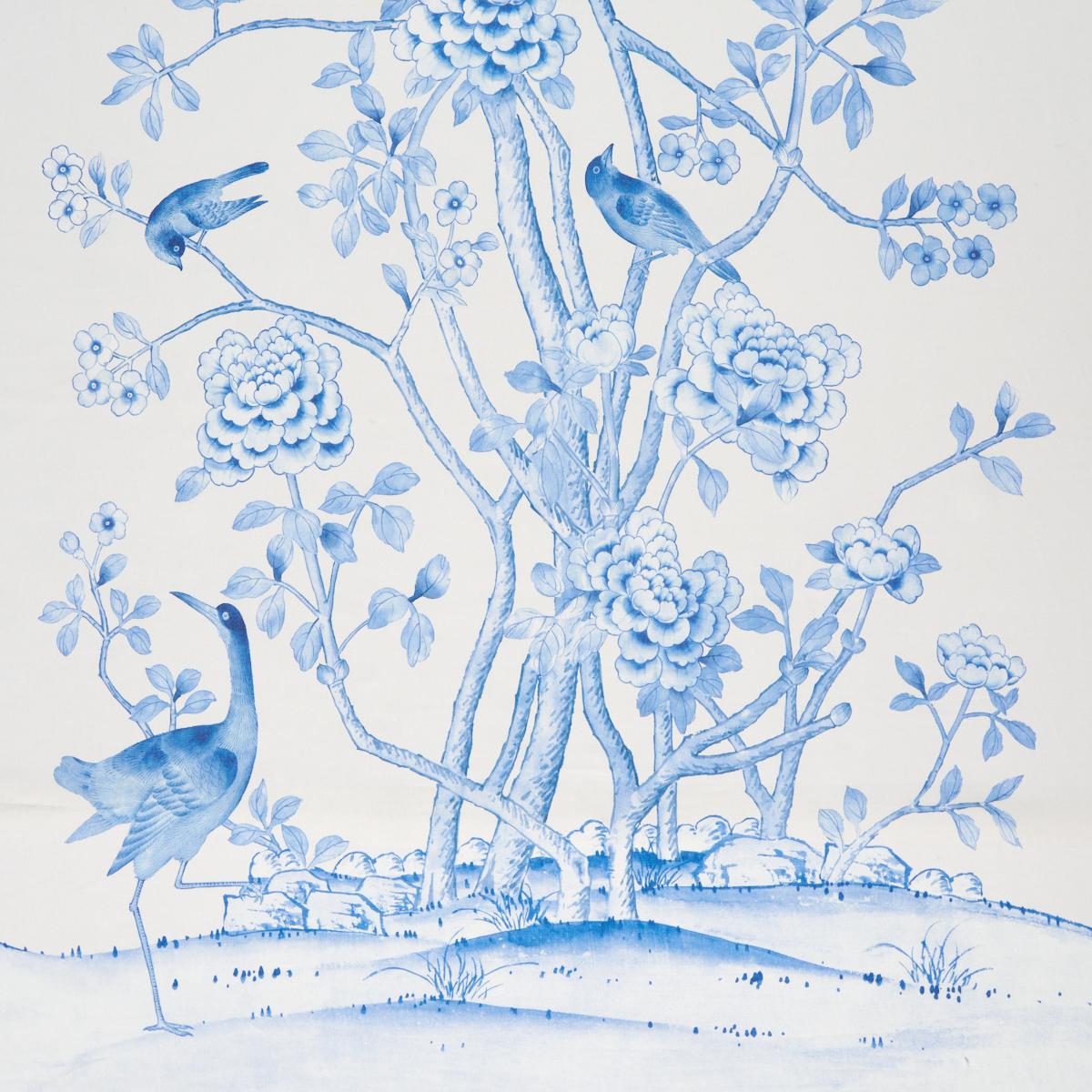 Schumacher Chinois Palais Porcelain Fabric