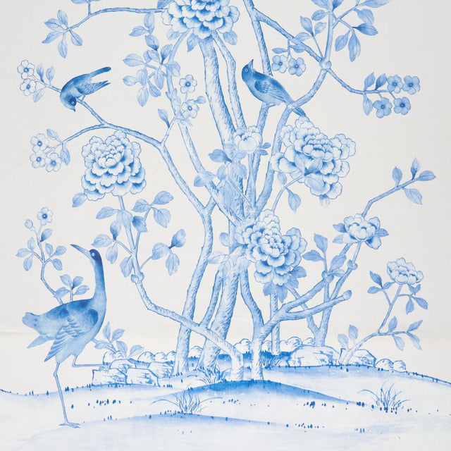 Schumacher Chinois Palais Porcelain Fabric