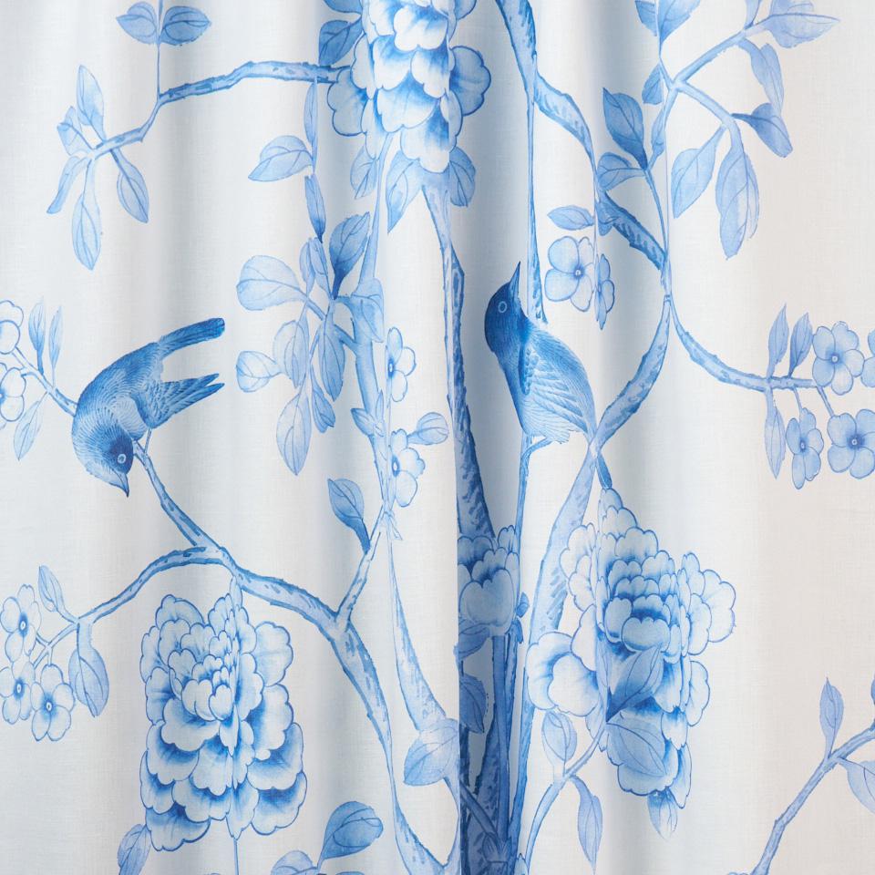 Schumacher Chinois Palais Porcelain Fabric