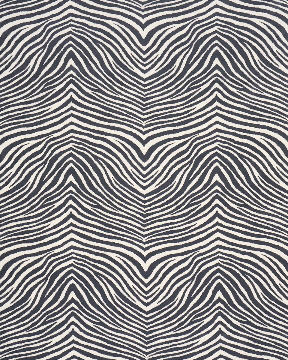 Schumacher Blixen Velvet Graphite Fabric