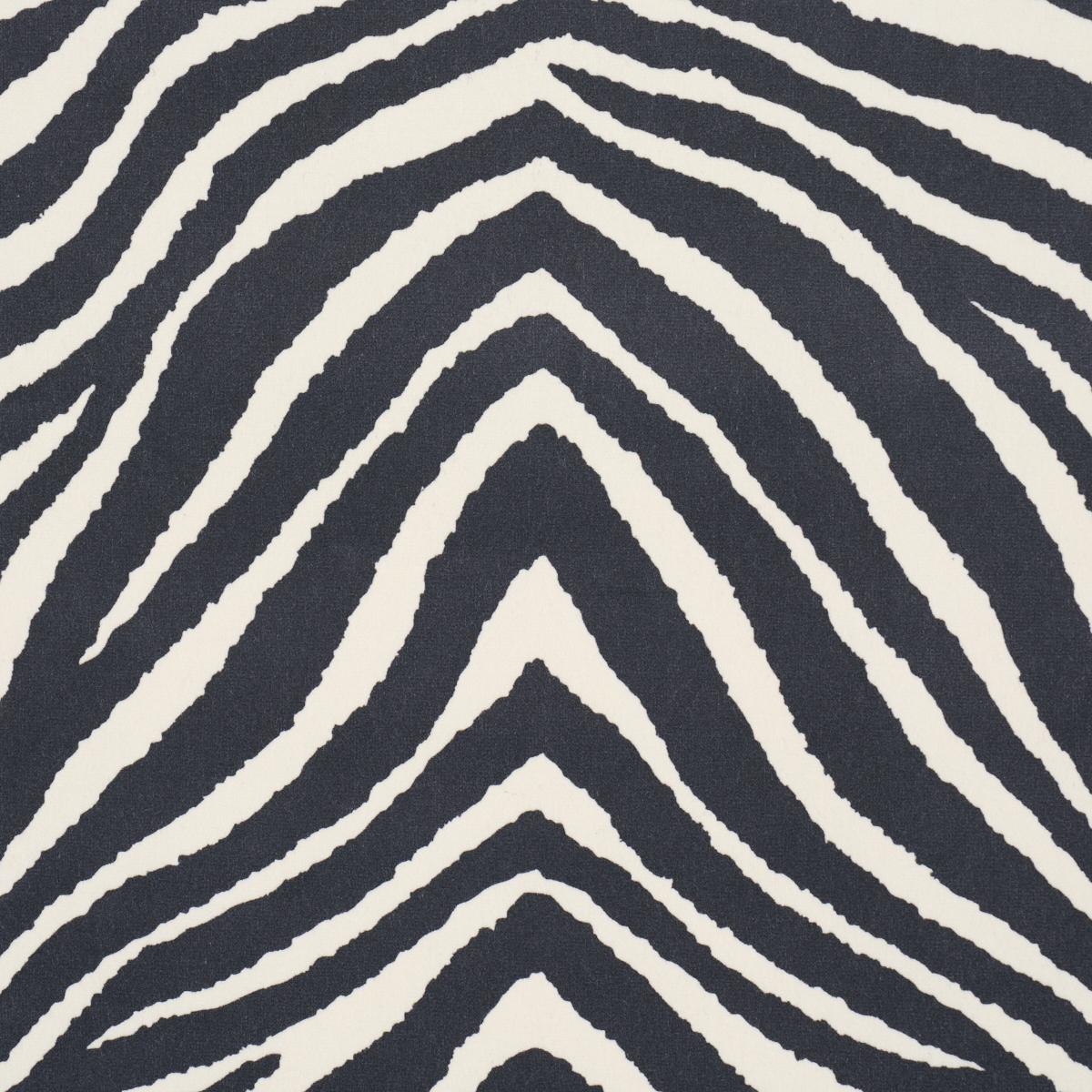 Schumacher Blixen Velvet Graphite Fabric