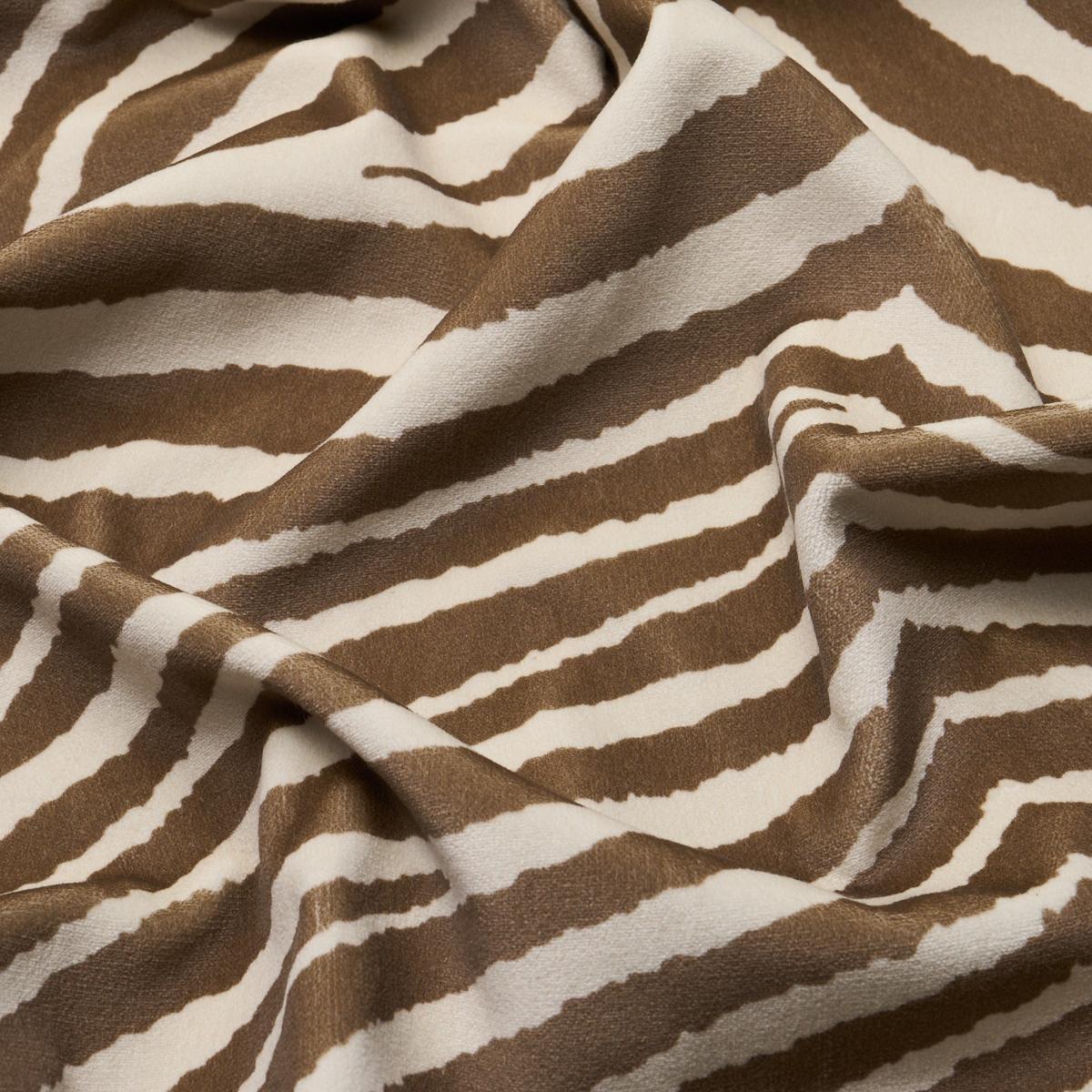 Schumacher Blixen Velvet Safari Fabric