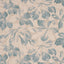 Schumacher Arboreal Handprint Blue Wallpaper