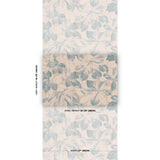 Schumacher Arboreal Handprint Blue Wallpaper