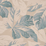 Schumacher Arboreal Handprint Blue Wallpaper