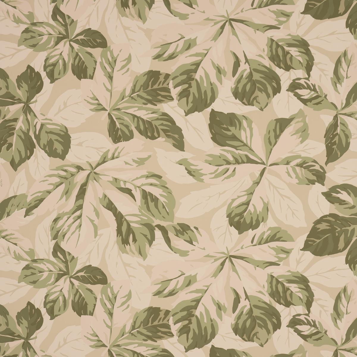 Schumacher Arboreal Handprint Leaf Wallpaper