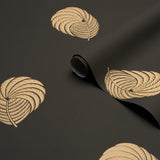 Schumacher Royal Plume Carbon Wallpaper