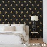Schumacher Royal Plume Carbon Wallpaper