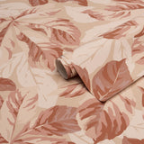 Schumacher Arboreal Handprint Spice Wallpaper
