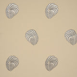 Schumacher Royal Plume Tan Wallpaper